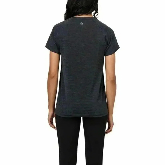 New! Tuff Athletics Active Top XXL Soft Dark Grey Seamless Stretch T-shirt - Picture 3 of 13